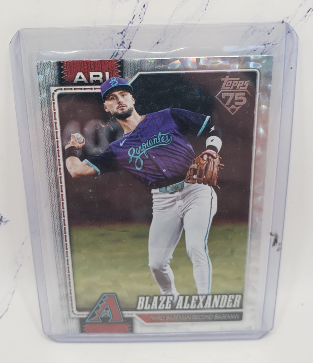 2026 Topps Series 1 Blaze Alexander #6 Holofoil Arizona Diamondbacks